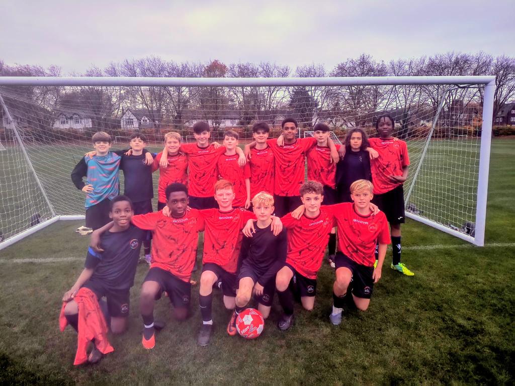 Our Year 8 A team are through to round 4 of the <a href="/SchoolsFootball/">English Schools' Football Association</a> Cup after a 4-2 win away at Manchester Grammar School this week. 

Goalscorers: Davidson ⚽⚽ / Tognaccini ⚽ / Martin ⚽.

POTM: Davidson.