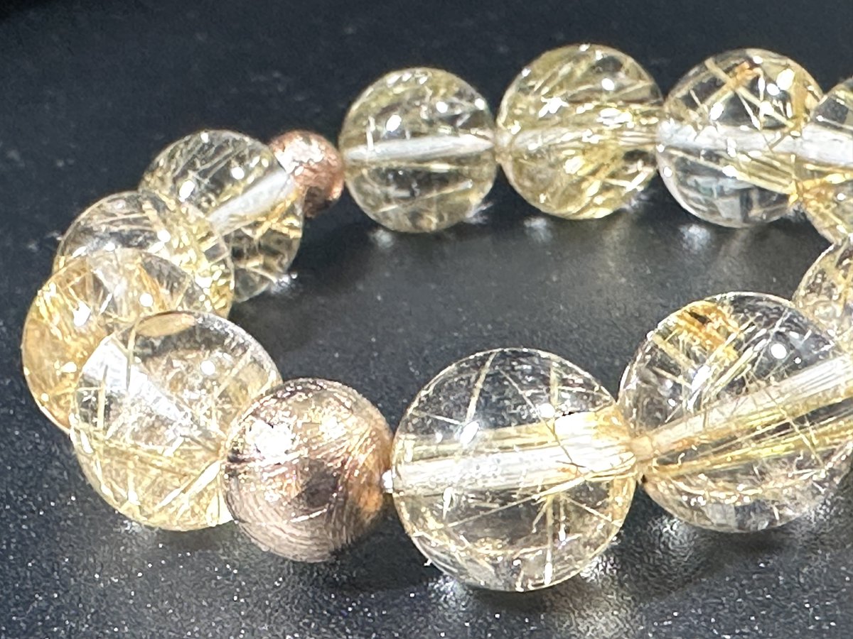 綺麗なミックスルチル！ピッカピカ！ジューンとくる！ ルチルクォーツ