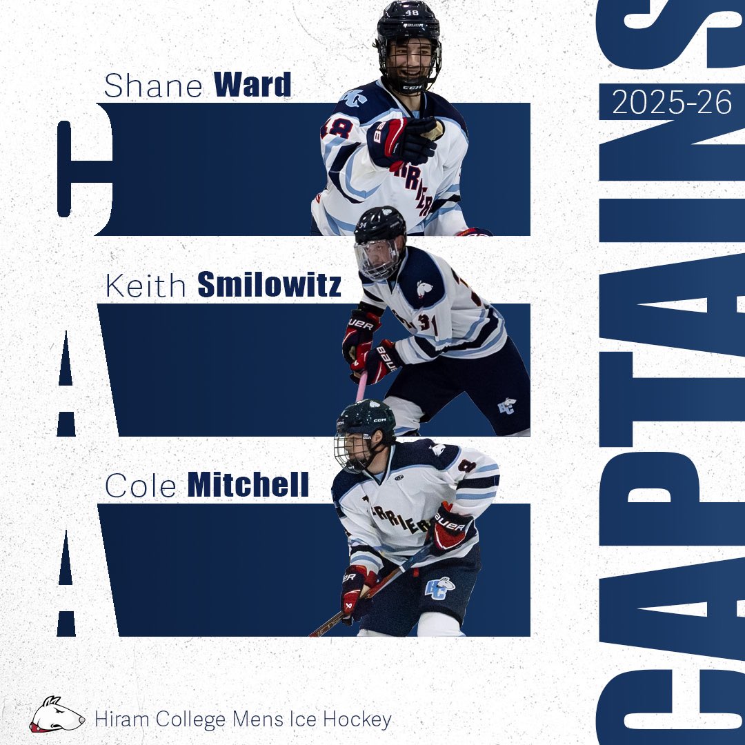 Meet your 2025-26 captains!!
Captain: Shane Ward 
Assistant Captains: Keith Smilowitz and Cole Mitchell