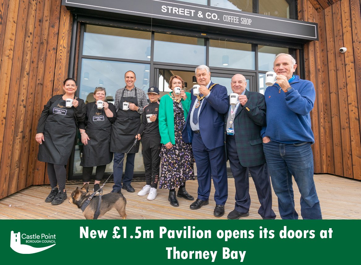 A modern pavilion has officially opened at Canvey Island’s Thorney Bay seafront, boasting a welcoming, dog-friendly café run by Street &amp; Co Coffee Shop and modern public toilets for residents and visitors.

See the full story about the opening here: orlo.uk/JeWnn