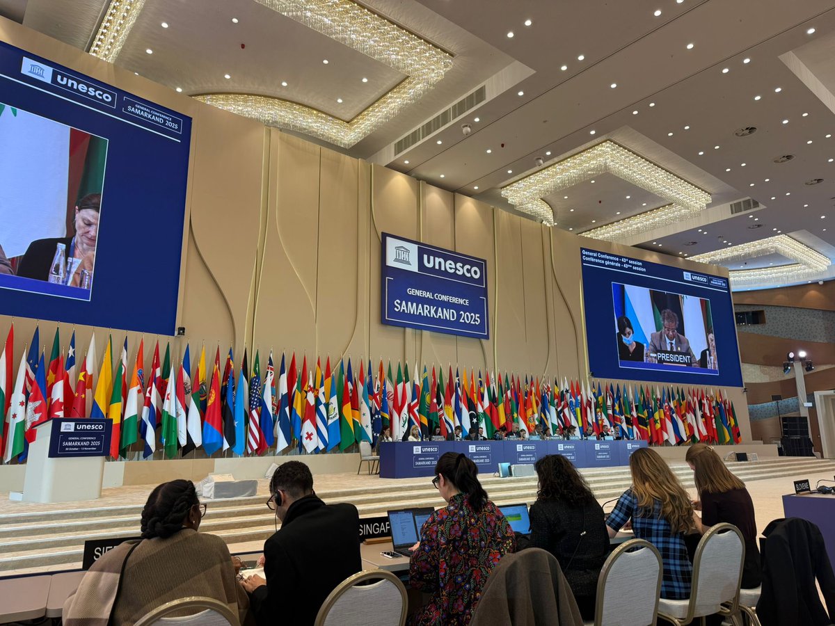 AzDelUnesco's tweet image. #Azerbaijan 🇦🇿 sincerely congratulates all elected members of the @UNESCO #ExecutiveBoard and wishes them every success in fulfilling their mandate. 🌍

#UNESCO #AzerbaijantoUnesco