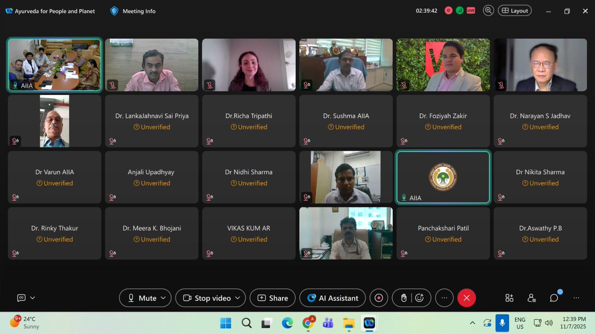 AIIA_NDelhi's tweet image. The International Cooperation Cell for Ayurveda (ICCA) of AIIA, New Delhi successfully organized an International Webinar in collaboration with its MOU partner in Australia - NICM Health Research Institute, Western Sydney University, Australia, today.