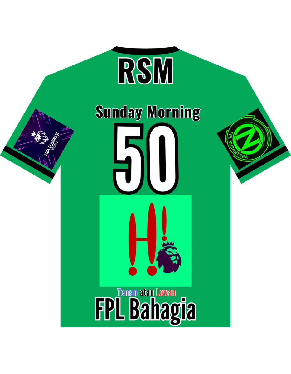 GAME 3 GAMEWEEK 11

Pemain No.50 melawan <a href="/syaipulmahdi/">RSM</a> tim: Cavalluccio - id fpl 113775

Triolodon menebar kabar bubar? 

#FPLBahagiaTemanatauLawan??