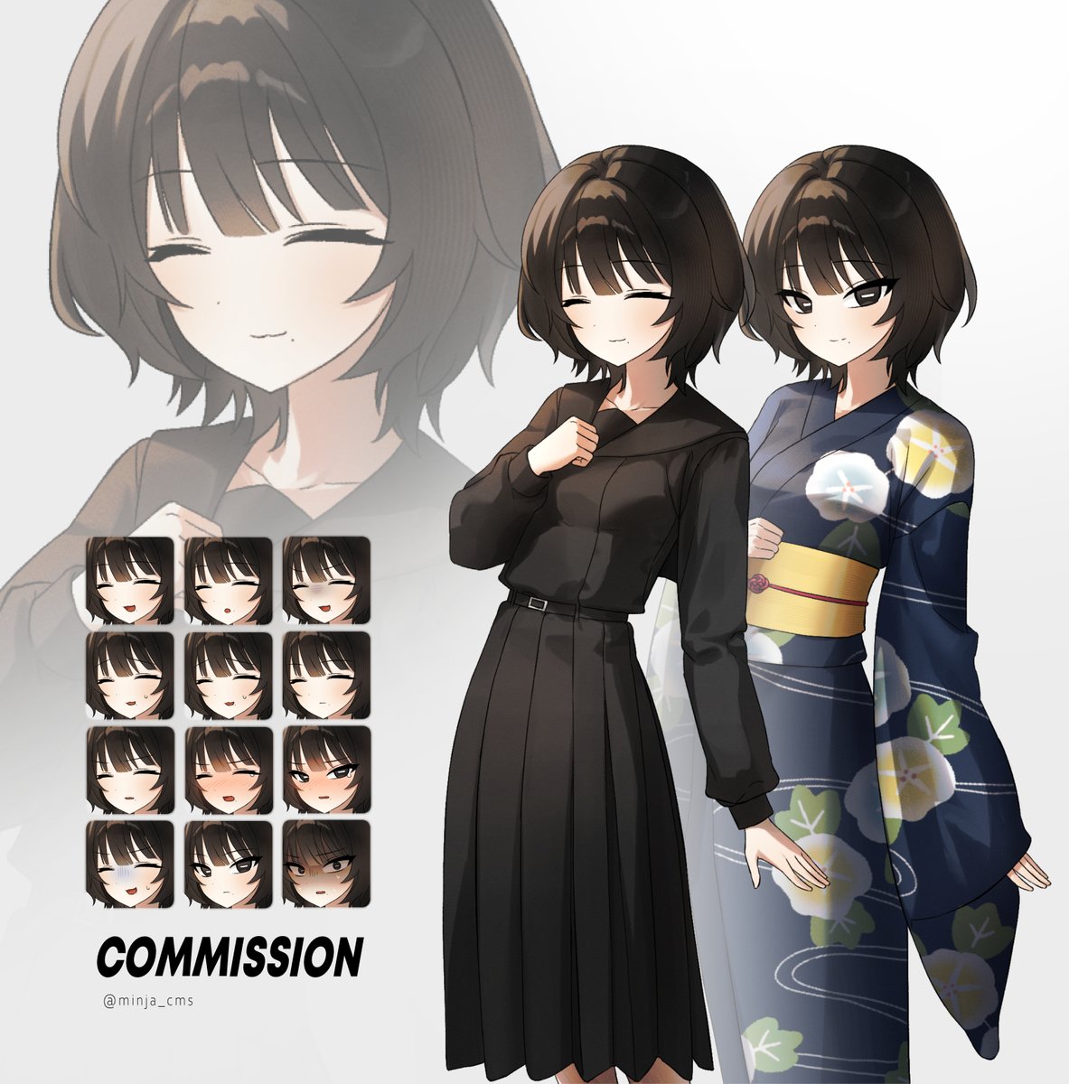 💙 LD 반전신 표정 추가 작업물입니다! 신청해주셔서 감사합니다!