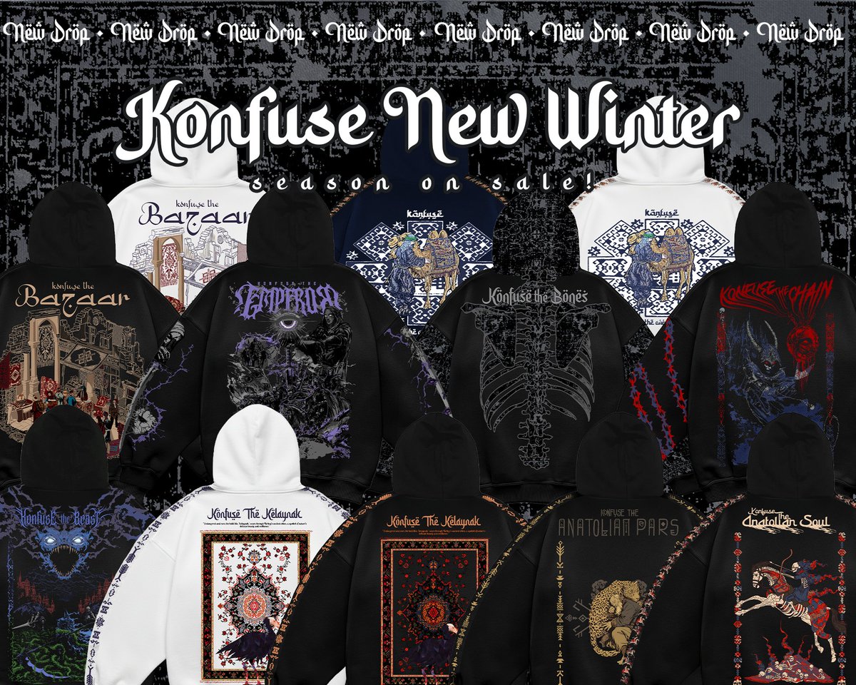 Konfuse kış koleksiyonu; yeni ürün çeşitleri ve sevilen parçalarıyla geri döndü. Toplam 10 tasarım şimdi satışta.7000 TL ve üzeri alışverişlerde 1000 TL indirim fırsatını kaçırma!

konfuse.com