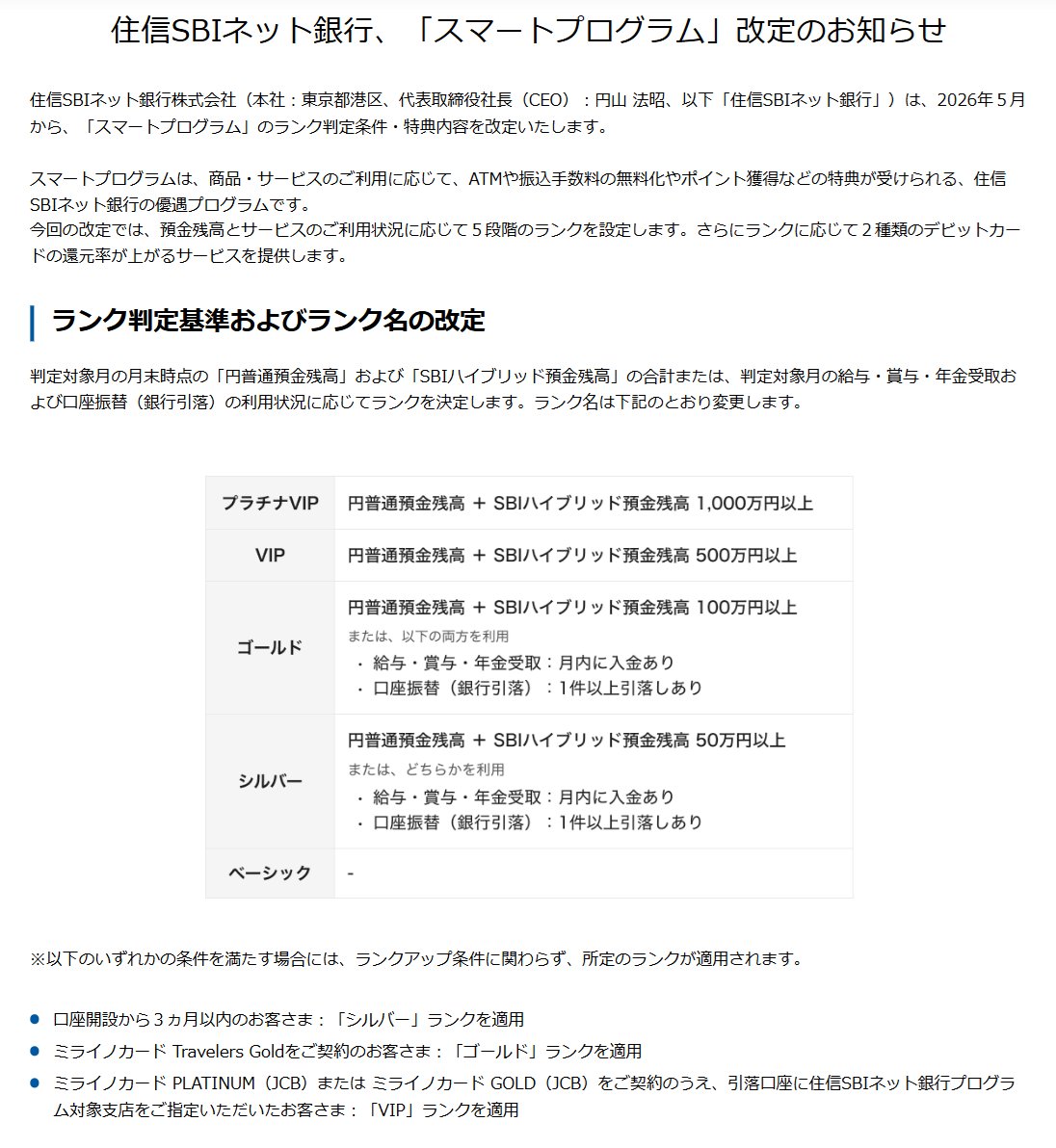 SBI証券ユーザー御用達 住信SBIネット銀行