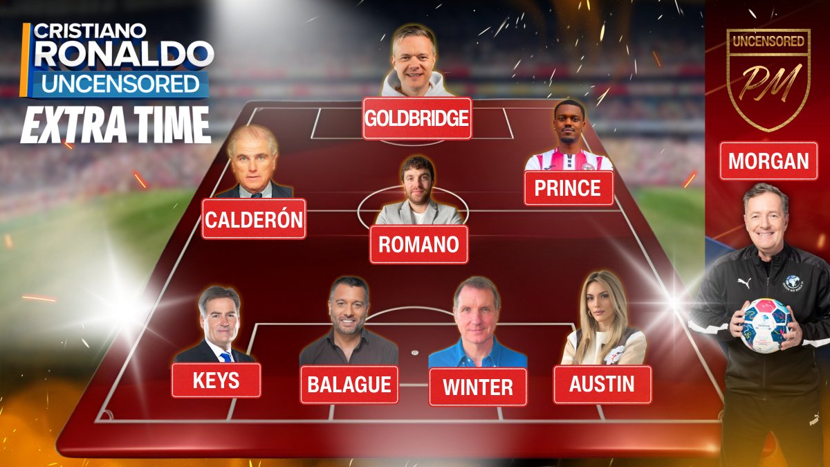 Watch the entire Cristiano Ronaldo interview, followed by reaction from Piers Morgan's line-up - dropping on YouTube at 6pm!

📺 youtube.com/piersmorganunc…

<a href="/piersmorgan/">Piers Morgan</a> | <a href="/markgoldbridge/">Mark Goldbridge</a> | <a href="/richardajkeys/">Richard Keys</a> | <a href="/emilyraustin/">Emily Austin</a> | <a href="/henrywinter/">Henry Winter</a> | <a href="/GuillemBalague/">Guillem Balague</a>