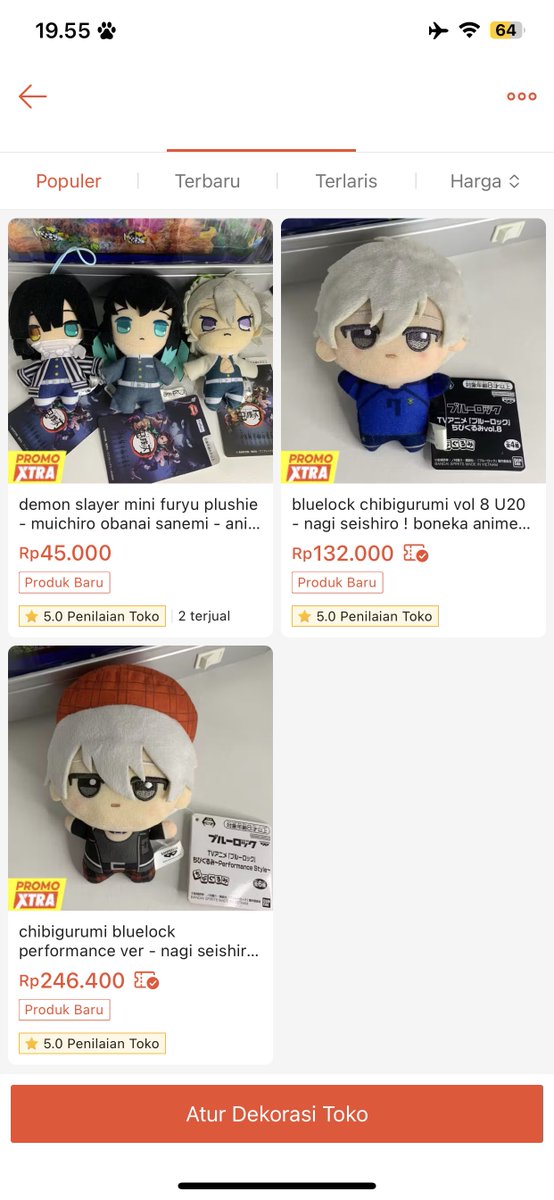apploved's tweet image. up wts want to sale demon slayer &amp;amp; bluelock plush
 
- avail: furyu obanai, chibigurumi performance nagi, chibigurumi vol 8 U20 nagi
- bisa nego tipis
- ada voc potongan 12%

#warunganime #warungbllk #warungkny