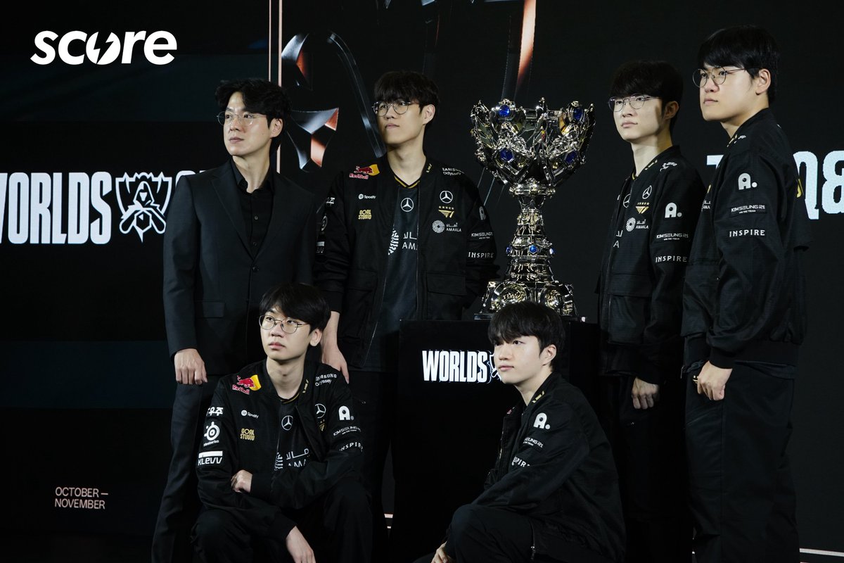 Doran & Oner & Faker & Gumayusi & Keria 🏆 #T1WIN #Worlds2025