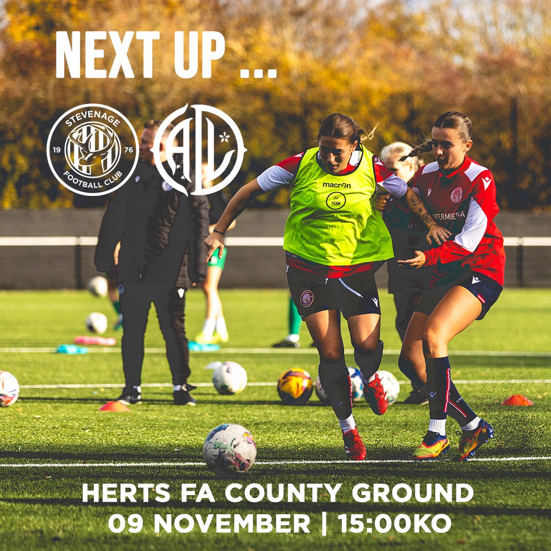 🔜 𝙉𝙚𝙭𝙩 𝙐𝙥 … back in SG6 this weekend

#WeAreStevenage 🔴⚪️