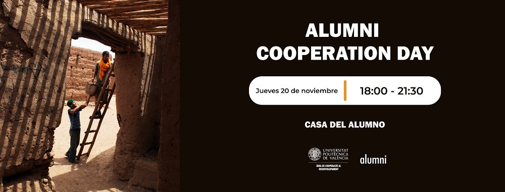 🌍✨ #AlumniCooperationDay. ¿Crees que desde la universidad se puede transformar el mundo?

📍 Casa del Alumno – UPV
🗓 Jueves, 20 de noviembre 

🔗 Inscríbete: alumni.upv.es/es
🧭 Organizado por Alumni UPV y el Centro de Cooperación al Desarrollo (@CCD_upv).