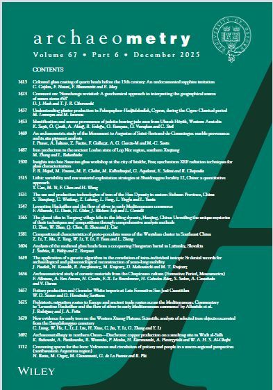 Archaeometry Journal tweet media