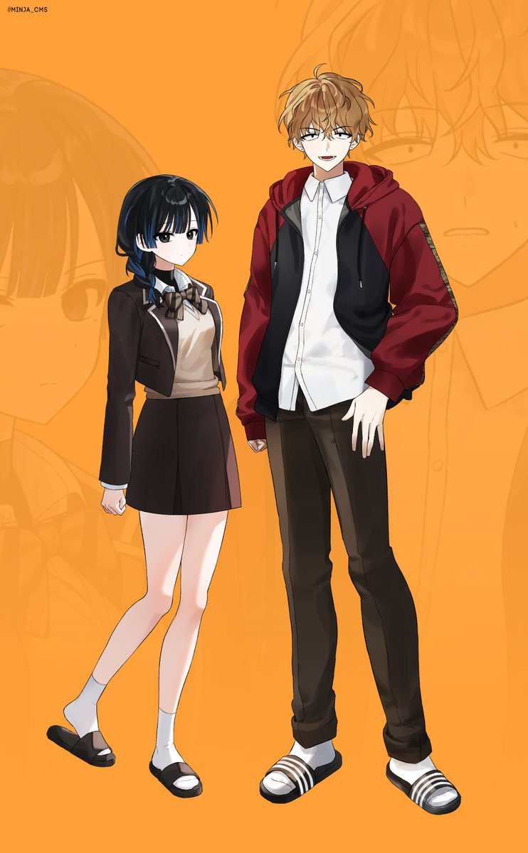 💙 LD 2인 전신 표정 추가 작업물입니다! 신청해주셔서 감사합니다!