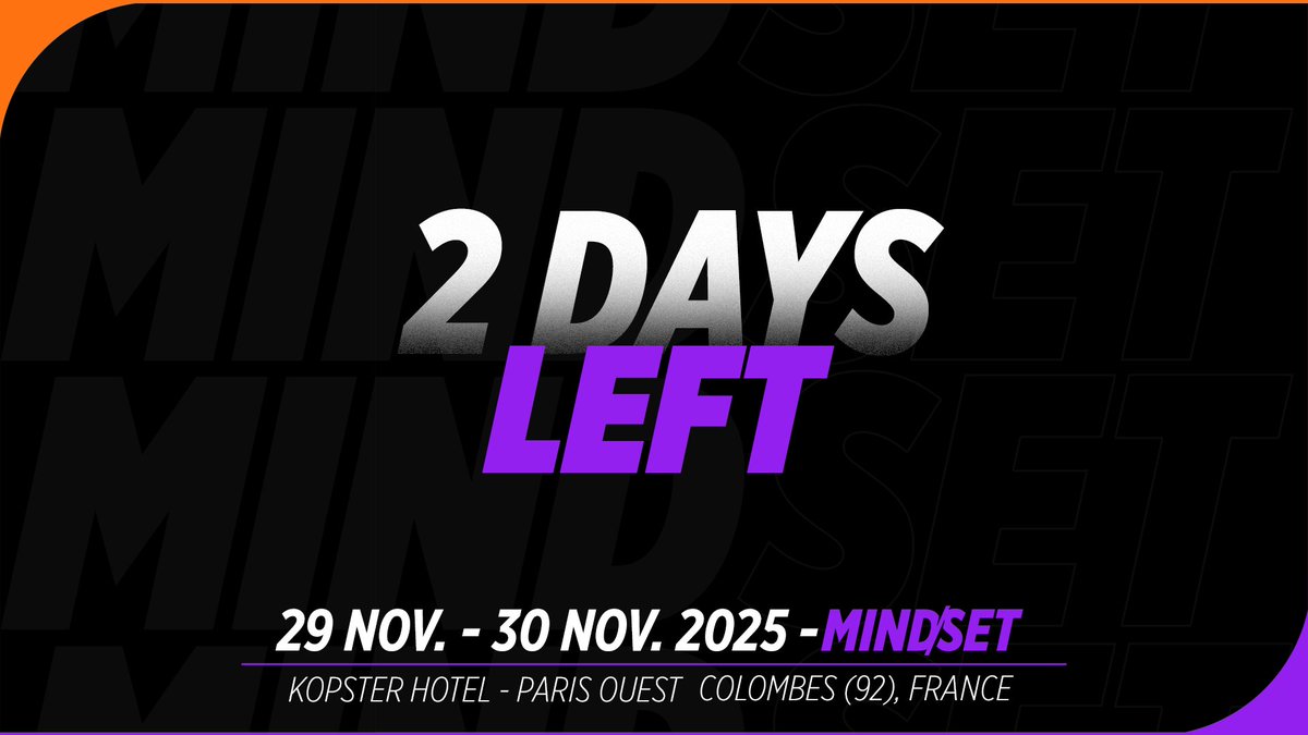 _NSxC's tweet image. MINDSET is coming soon ⌚️ 

Let&apos;s talk about the schedule . All games are available as freeplay even if it&apos;s not the day of tournament

For all information you need , don&apos;t forget to join our discord discord.gg/2FEbwGCgpY

Registrations are still open end of late bird in 2 days