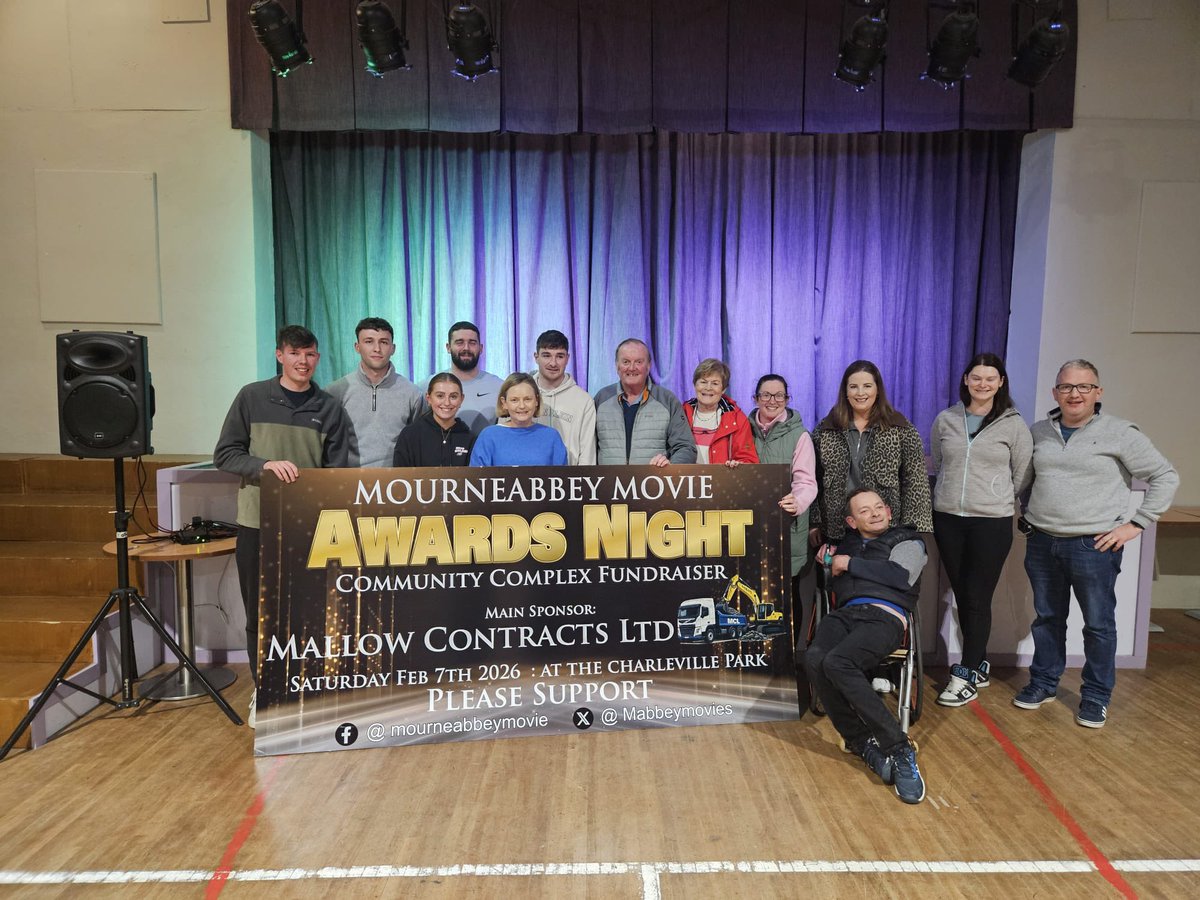 🎬 Mourneabbey Movie Awards Night - (Sponsored by Mallow Contracts LTD) First Film Reveal! 🎬 We’re thrilled to announce the first film to feature in the  Mourneabbey Movie Awards Night – My Left Foot, proudly sponsored by DSL Automation.
Stay tuned for more movie reveals 🎥 🍿