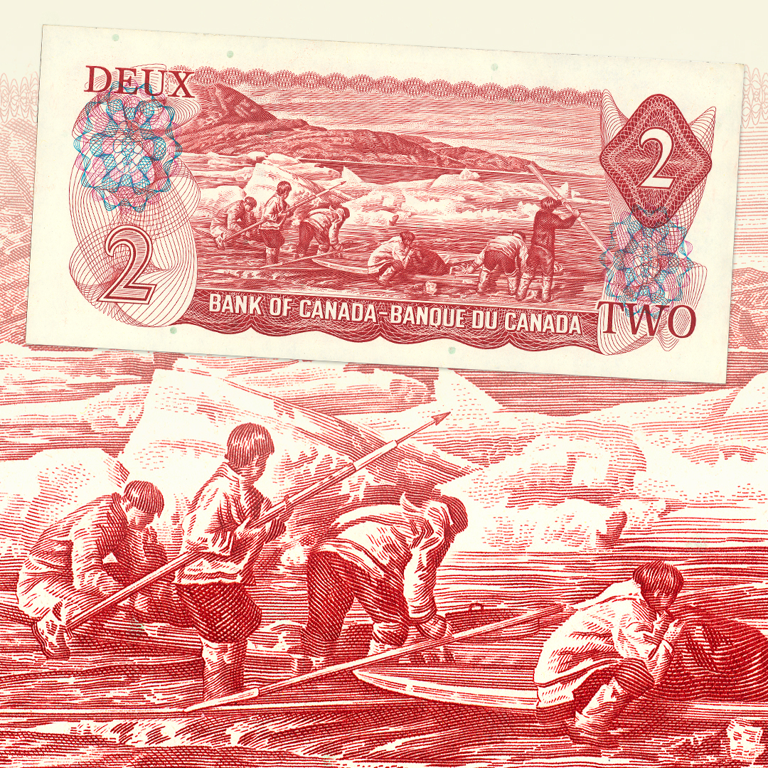C’est la Journée internationale des Inuits!
#SVQ qu’on connaît le nom des hommes figurant sur ce billet?
Dans l’ordre: Gideon Qitsualik, Lazarus Paniluk, Solomon Kalluk, Ullattitaq Paul Idlout, Joseph Idlout et Elijah Erkloo. À lire👉 bit.ly/3MHG5o7
#AnecdoteDuVendredi