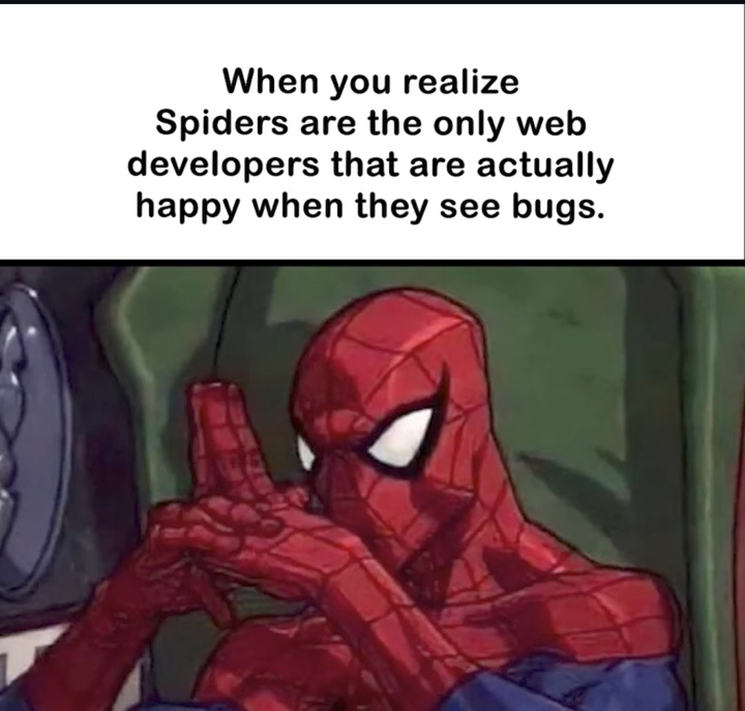 Rakesh_Gowda1's tweet image. #webdeveloper #Spiderman #bugs