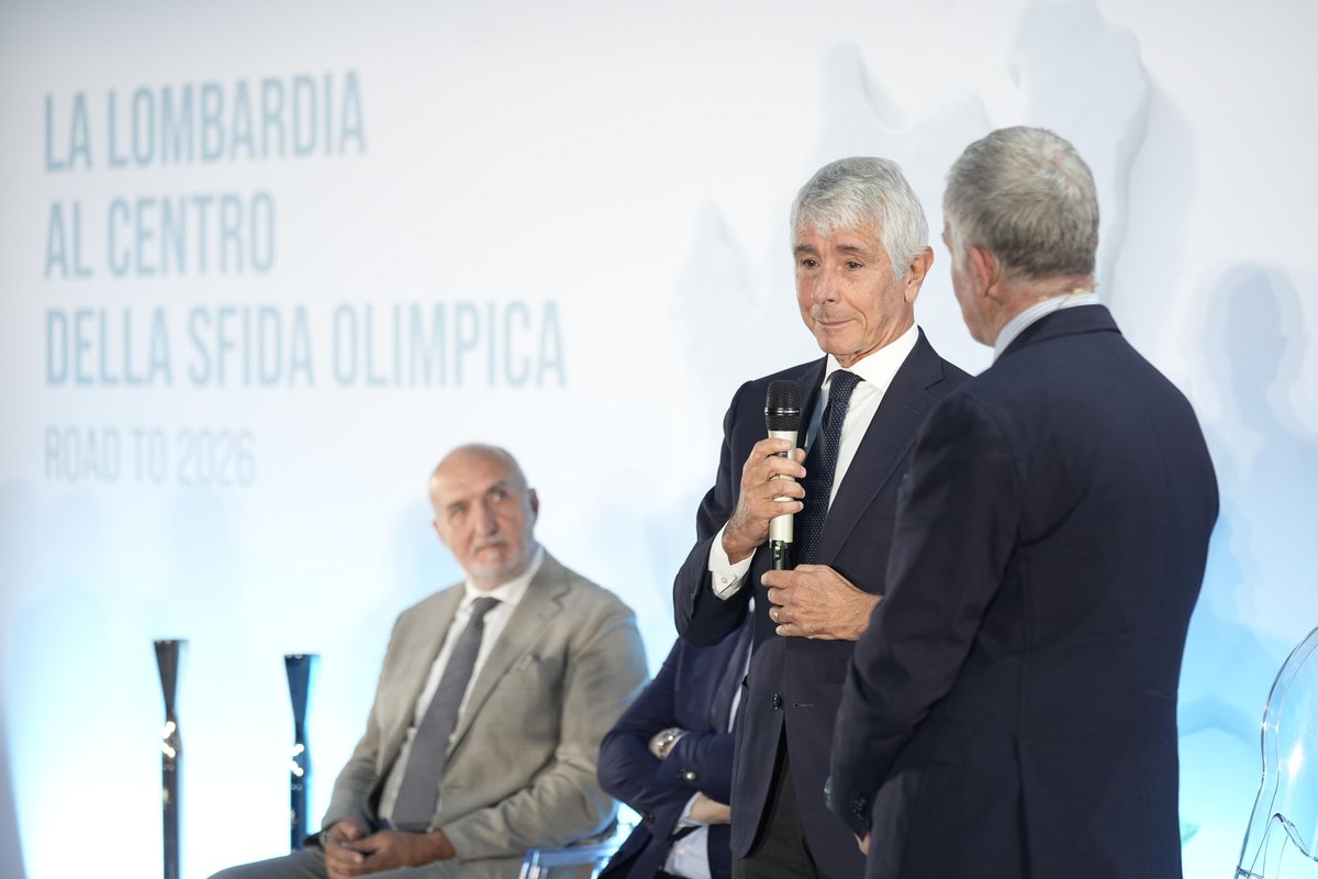 RegLombardia's tweet image. Andrea Abodi, Ministro per lo Sport e i Giovani:"Le medaglie olimpiche sono prodotte dall’Istituto Poligrafico e Zecca dello Stato. Saranno consegnate agli atleti vincitori e, per la prima volta nella storia olimpica, anche alle loro famiglie" #Roadto2026