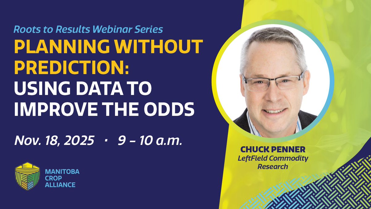 What if grain market history is a more reliable indicator of price direction than predictions about weather, geopolitics or crop reports?

Learn how to use market data and history to help shape successful marketing plans. 

Register today: ow.ly/Np2B50XkGGM

#MbAg