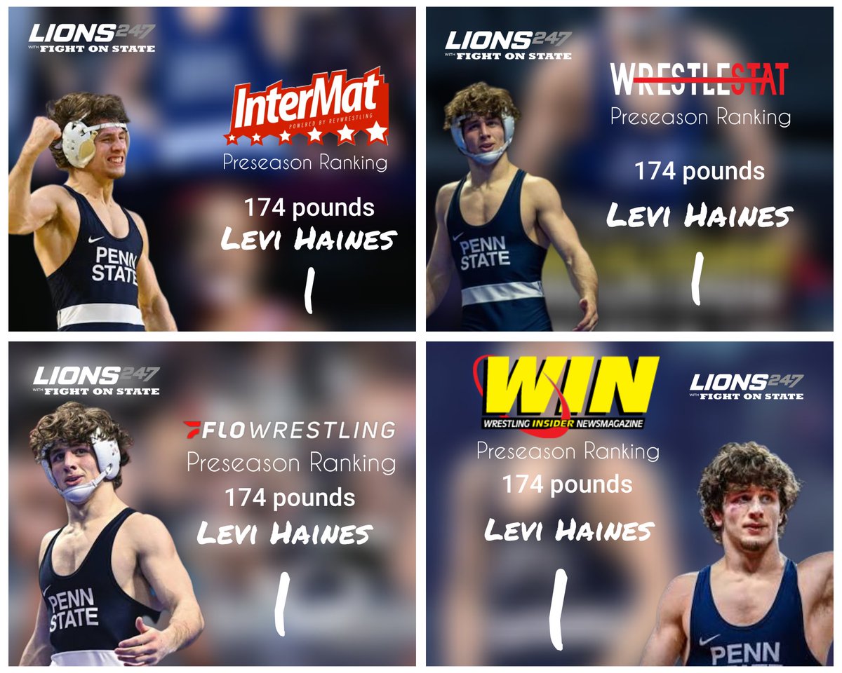 Another consensus No. 1 for the #NittanyLions with Levi Haines at 174.
