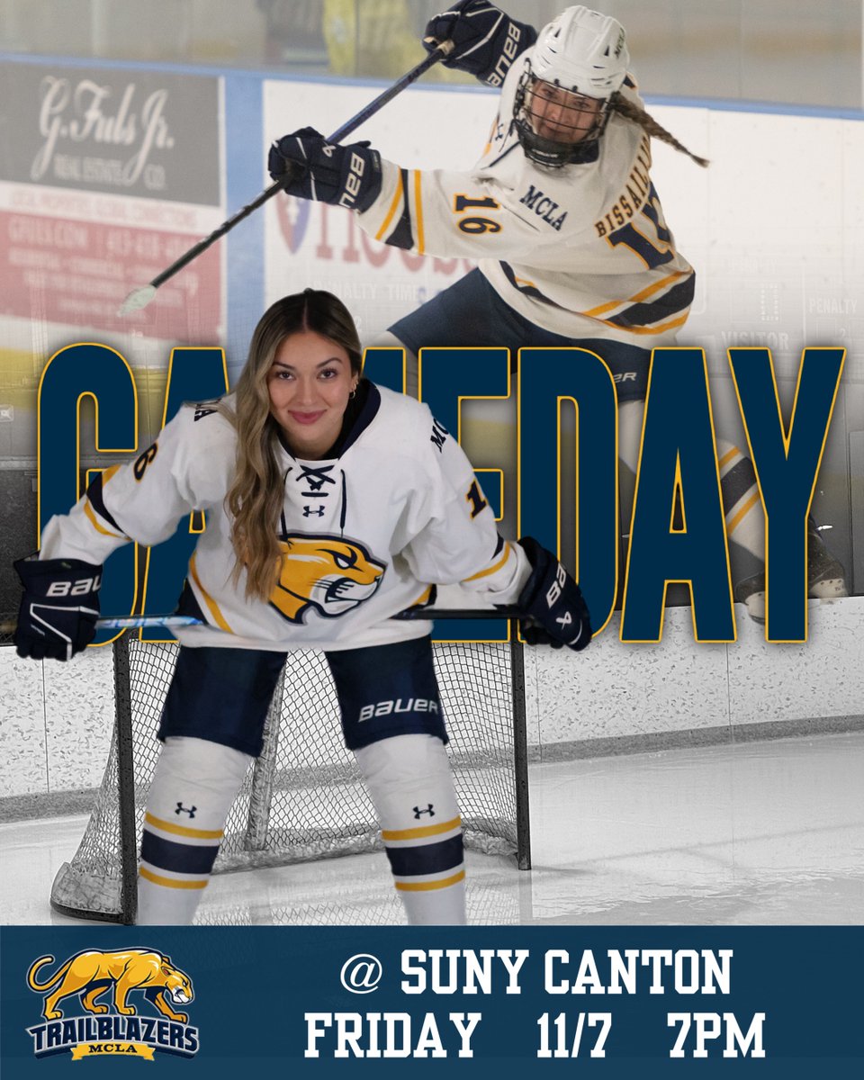 GAME DAY!

Women’s Ice Hockey is on the road, traveling to SUNY Canton to take on the Roos today at 7 p.m.

VIdeo: athletics.mcla.edu/links/jrszqk
Live Stats: athletics.mcla.edu/sports/wice/20…