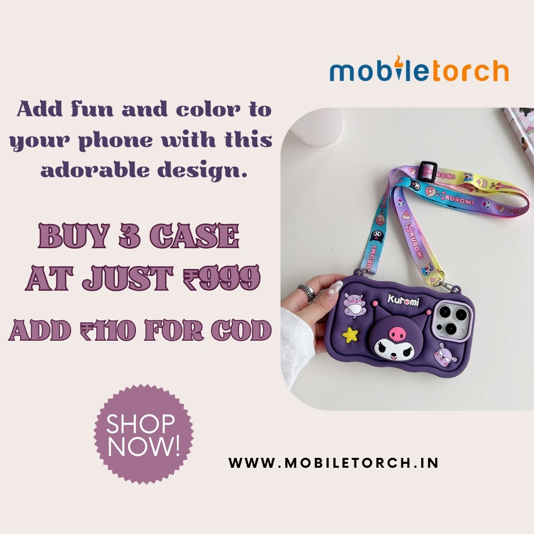 MobileTorch2222's tweet image. 💖 Turn your phone into a style statement! 📱✨
Grab 3 adorable cases for just ₹999 — limited offer! 💫
Cute, colorful &amp;amp; totally vibe-worthy 🎀
Shop now and add ₹110 for COD 🛍

#MobileTorch #TrendyCases #PhoneStyle #KuromiLovers #ShopNow