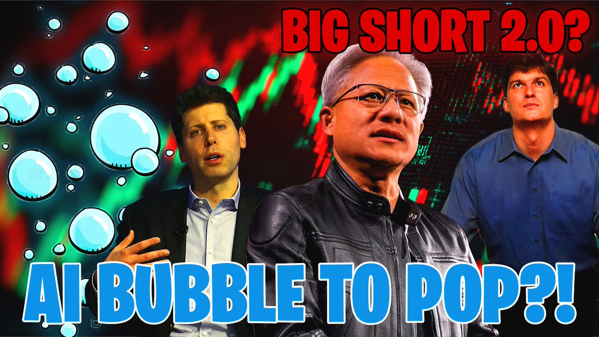 IS THE AI BUBBLE POPPING?? #BITCOIN IS DUMPING!! WATCH NOW  https://t.co/G7NHafdbVB