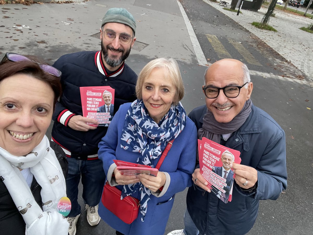 C’était ce matin à la rencontre des parents devant l’école Levassor à #Paris13 pour présenter les propositions d’<a href="/egregoire/">Emmanuel Grégoire</a> pour vos enfants et l’école publique 

Rejoignez nous 👉🏻emmanuel-gregoire-2026.fr
#ParlonsParis ! ✊🏻🌹
#gregoire2026