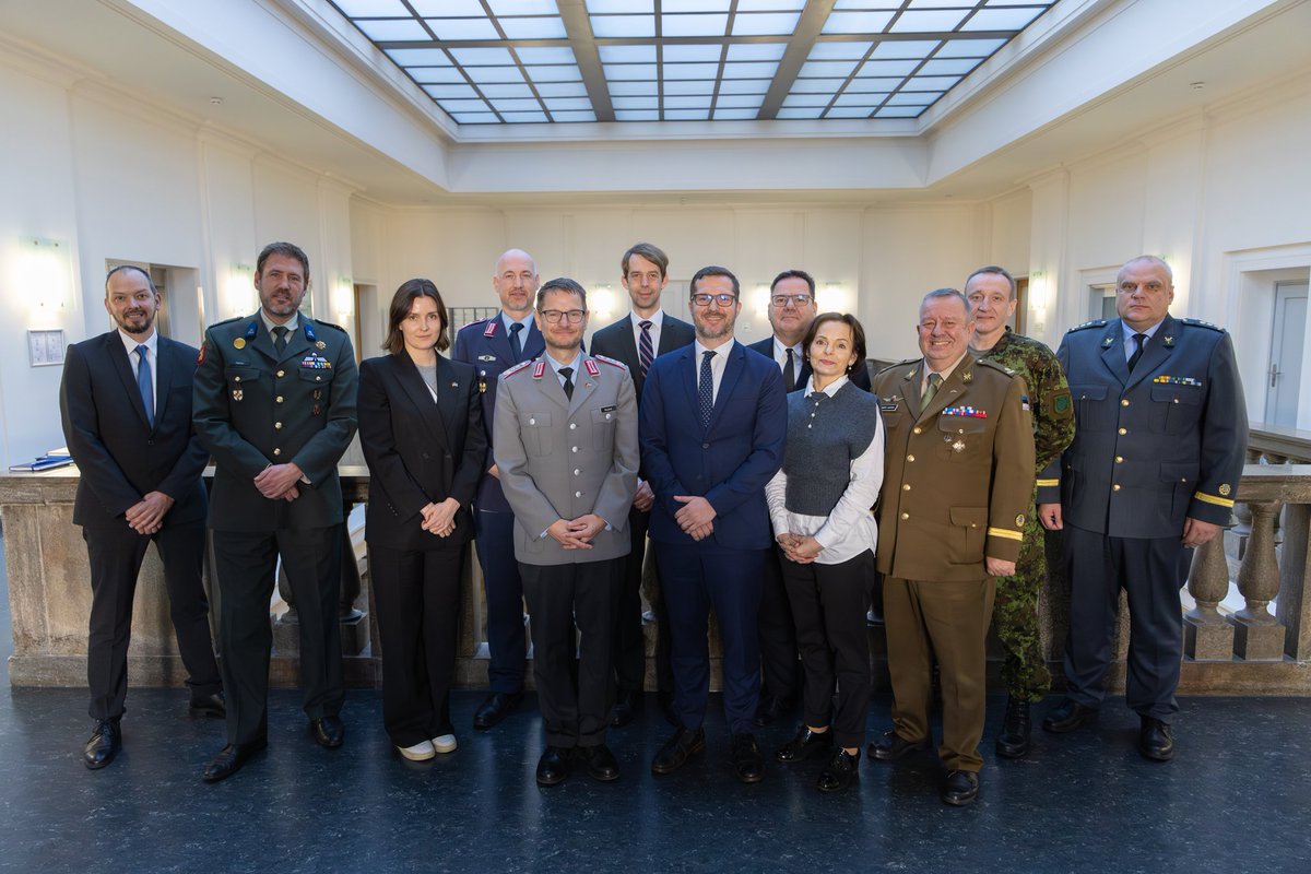 Successful discussion during the DEU/EST staff talks at the DEU MoD. Many thanks for the great cooperation <a href="/kaitsemin/">Kaitseministeerium</a> 
#wearenato 
#StrongerTogether