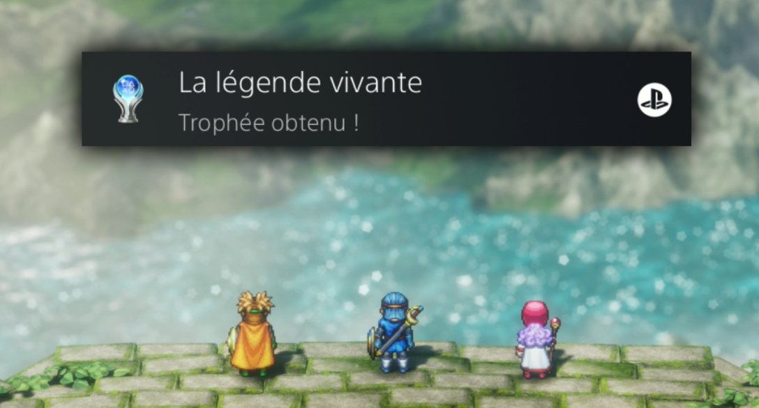 Et BOOM ! C'est le platine de #DragonQuest 1 et 2 HD2D Remake qui tombe !

Quel plaisir ce fût ! Ils ont tellement respectés la trilogie Roto avec des ajouts plus que pertinents qui respectent totalement l'héritage Dragon Quest 🙏

Un RÉ-GALE de bout en bout ❤️