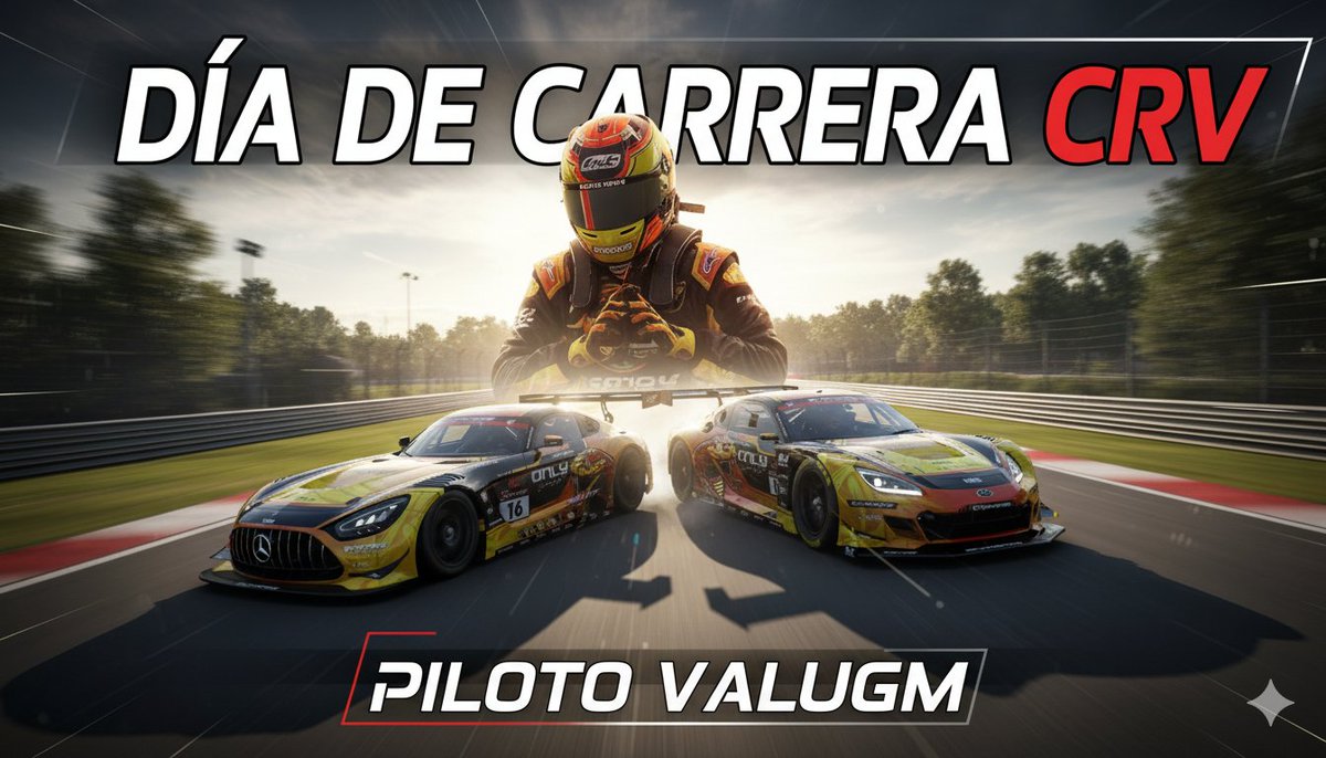 🔥✍️ Day RACE! 07/11/25
R.3 del C.R.V <a href="/SIMRACINGMADRID/">SIMRACING MADRID</a> 
Rider 🐍 <a href="/valugm558434/">valugm</a> 
📺 20:30 <a href="/YECASterOficial/">🎙️ YECAS 🎙️</a> 
Goooo Team !!! #gt7 #cullenliveriies