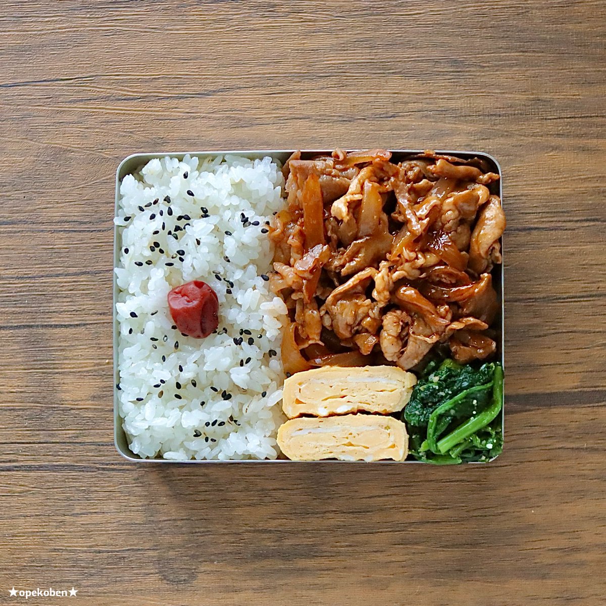 opeko9618's tweet photo. とんかつソース・ケチャップ・ポン酢
１：１：１でええ感じ弁当 https://t.co/ylKES8WreY