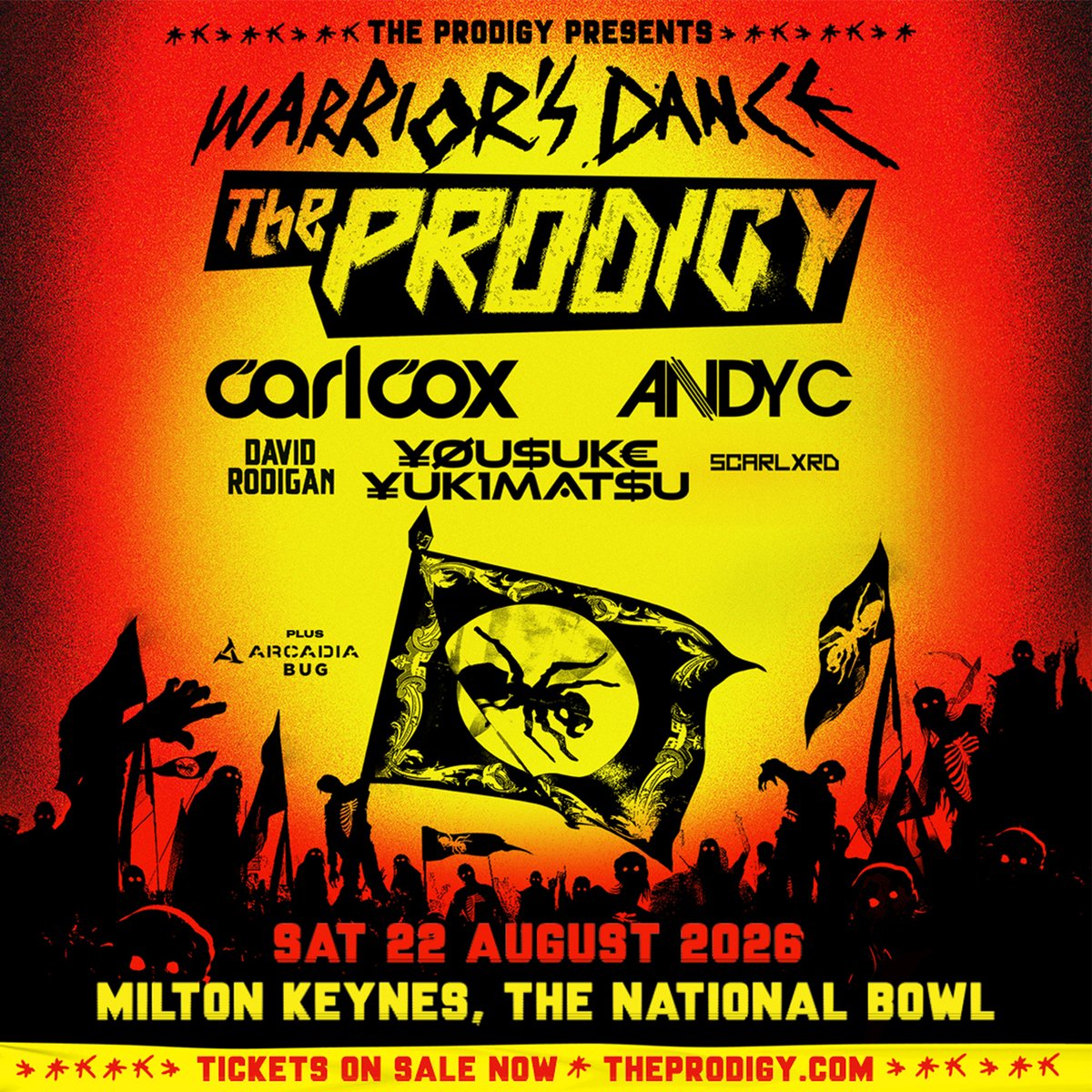 16 years on... WARRIORS DANCE RETURNS TO THE BOWL! 🤩

Tickets are now on general sale! 🎟️ lnk.to/TPWD26