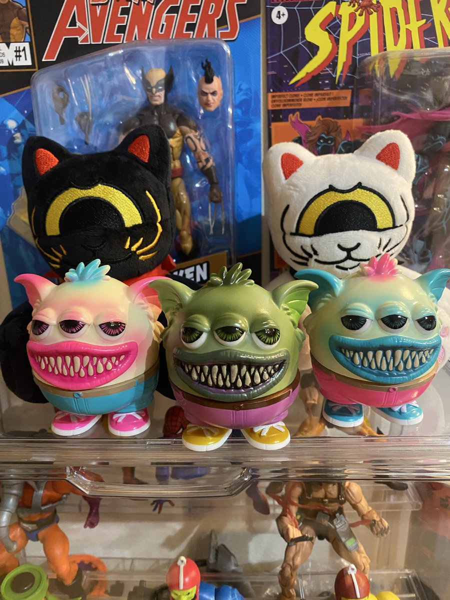 ブー】TOUMA ソフビ OnOFF】 TOUMA Boo、Baboo & Boobie セット OnOFF