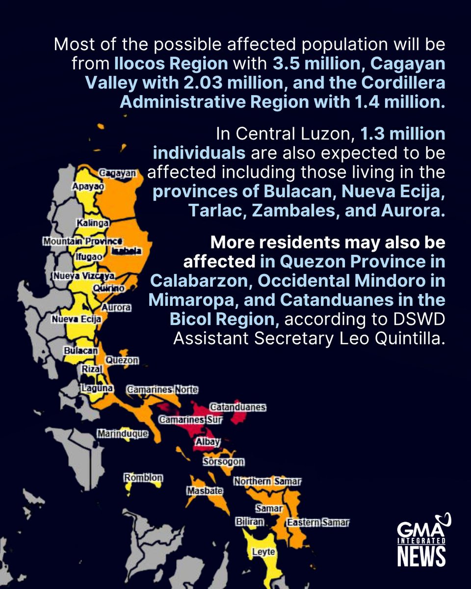 gmanews's tweet image. Around 8.4 million people may be affected once potential super typhoon #UwanPH hits the country, the Department of Social Welfare and Development (DSWD) said on Friday.  

Here’s what you need to know about #UwanPH.  

Read related articles:

gmanetwork.com/news/topstorie……