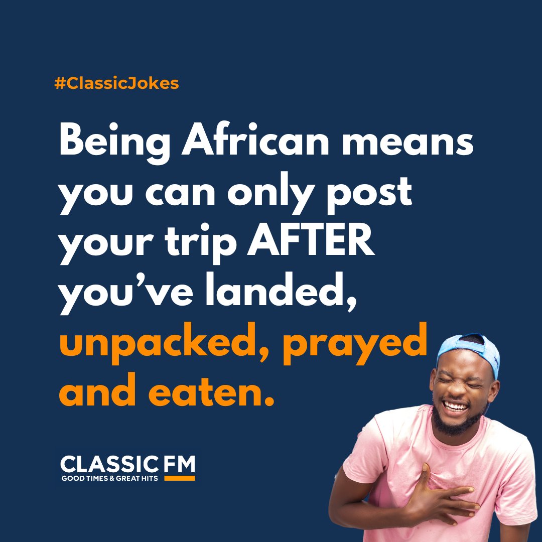 Classic105Kenya's tweet image. Usijaribu kupost trip before you&apos;ve landed, unpacked, prayed and eaten! 😂😂😂