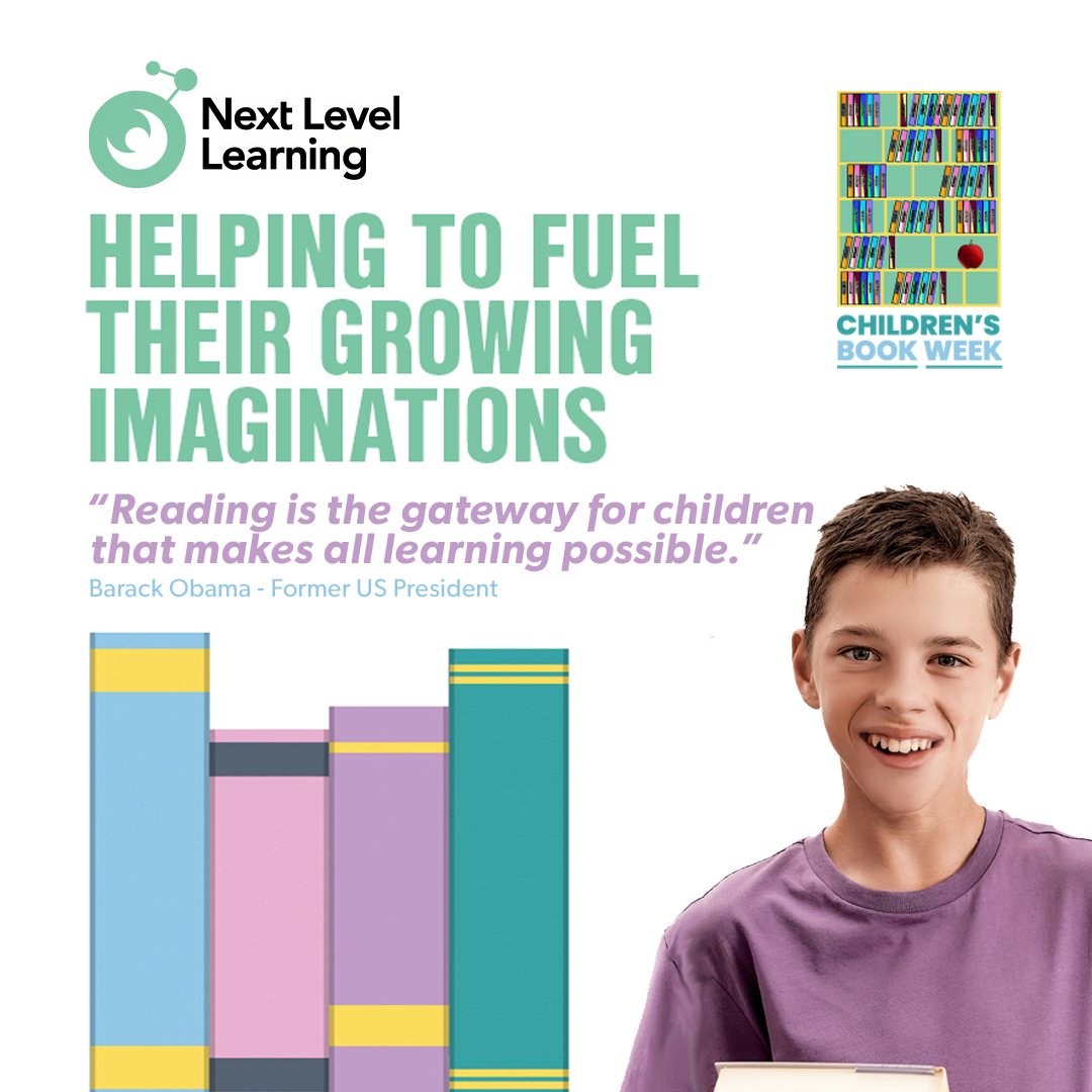 Celebrating #ChildrensBookWeek. Our #team of #tutors are committed to helping our #Students achieve their highest standards of #literacy and encourage #readingforpleasure as well as #education.  nextlevellearning.co.uk #KnowledgeIsPower #readingworld #Reading #EducationFreedom