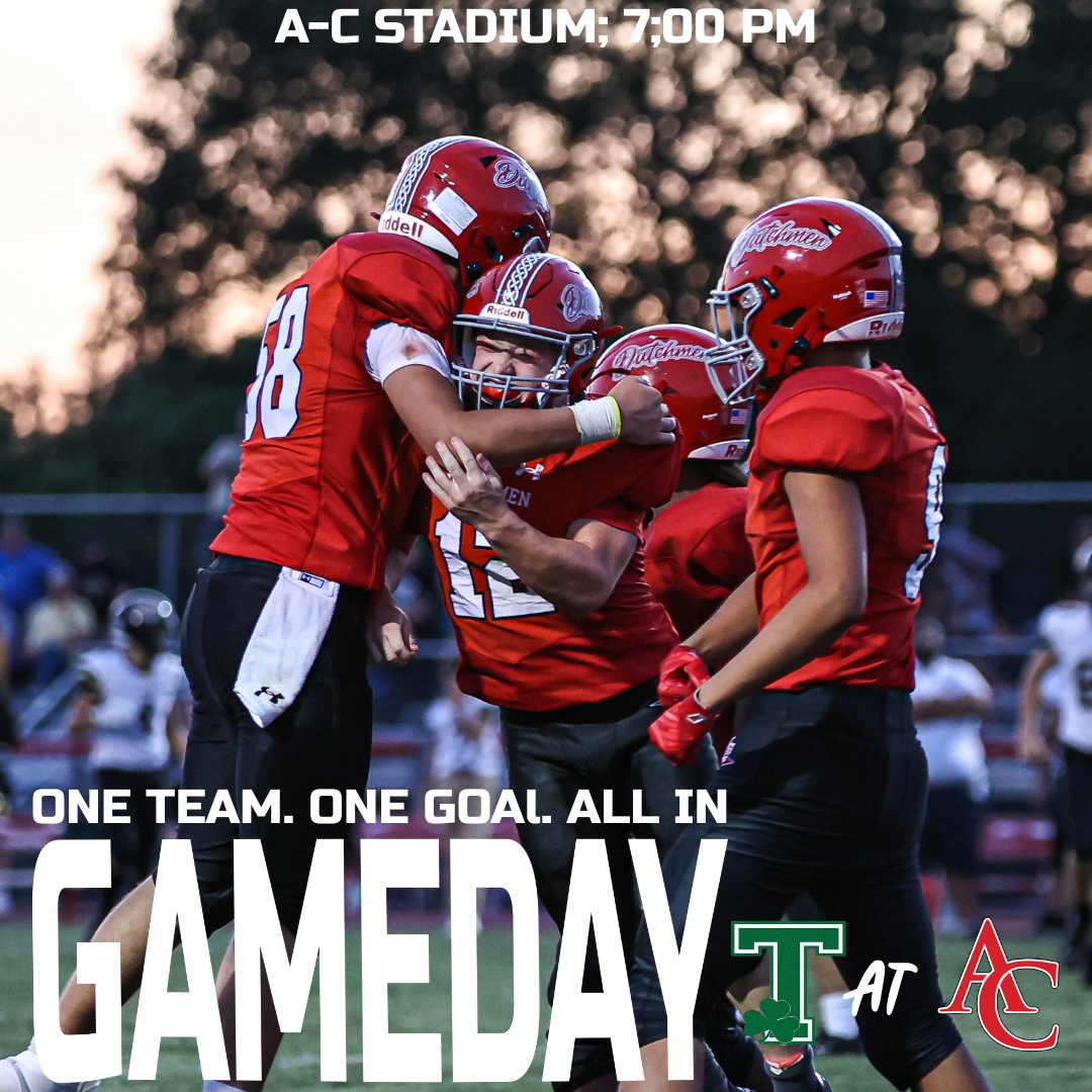 PLAYOFF FOOTBALL. The Dutchmen are at home tonight and will face off against Trinity in the PIAA District 3 Semifinal matchup. Kickoff set for 7:00 PM.