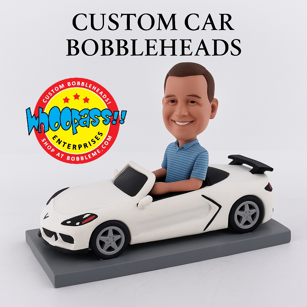 BobbleHeads12's tweet image. Got someone who already owns their dream car?

Get ’em a mini version - complete with their own head. 😎

Whoopass makes custom car bobbleheads from your photos - any make, model, or ride.

🚗 zurl.co/D8Xqn
 
#CustomBobblehead #CarGifts