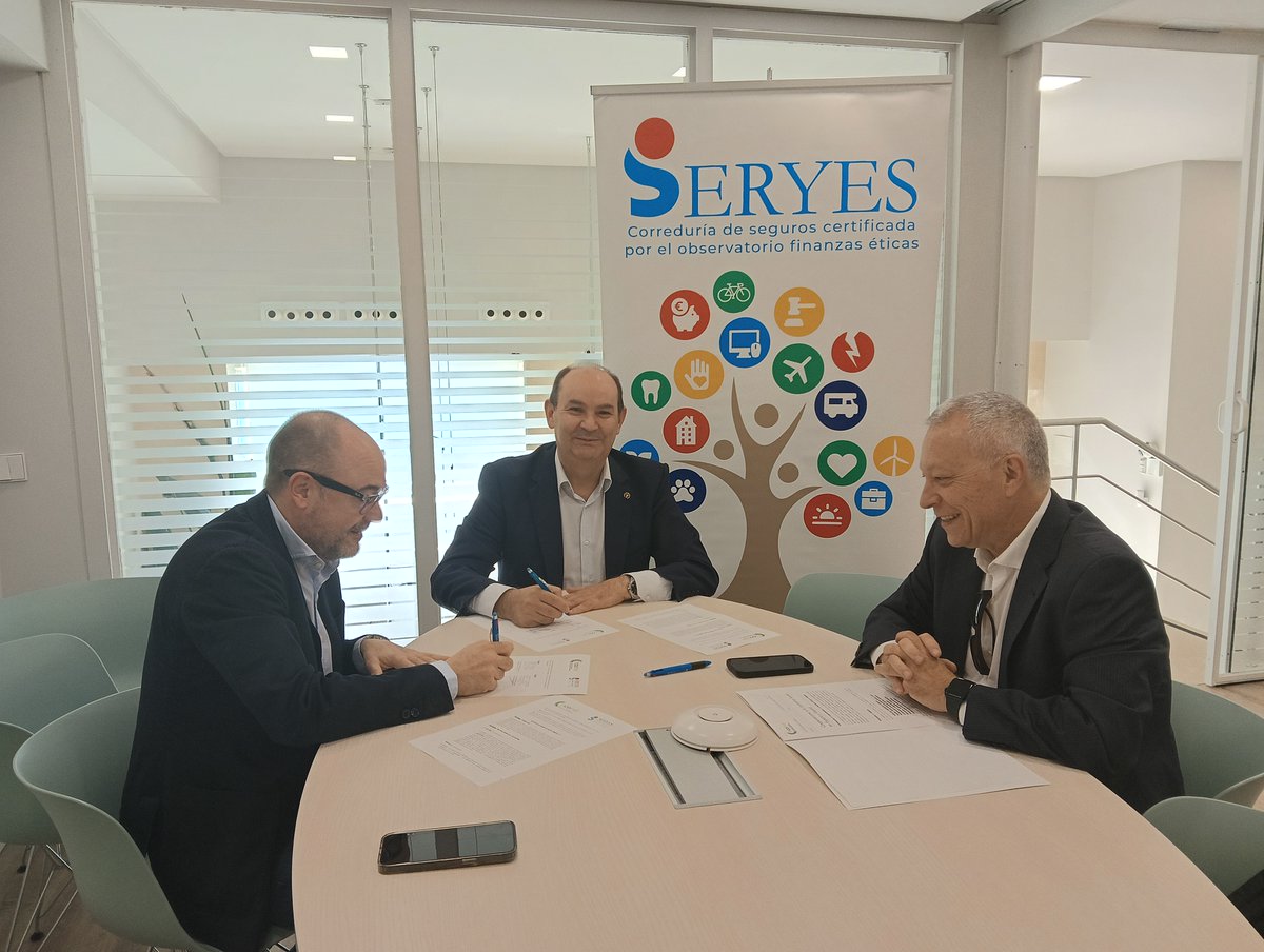🤝 FECOMA y <a href="/Seryes_corredor/">Seryes</a>, correduría de seguros éticos, renovamos nuestro acuerdo de colaboración para seguir impulsando juntos los valores de la #EconomíaSocial.

Gracias SERYES, por seguir siendo un pilar de apoyo para la Economía Social madrileña. 💚
#Cooperativas #Madrid