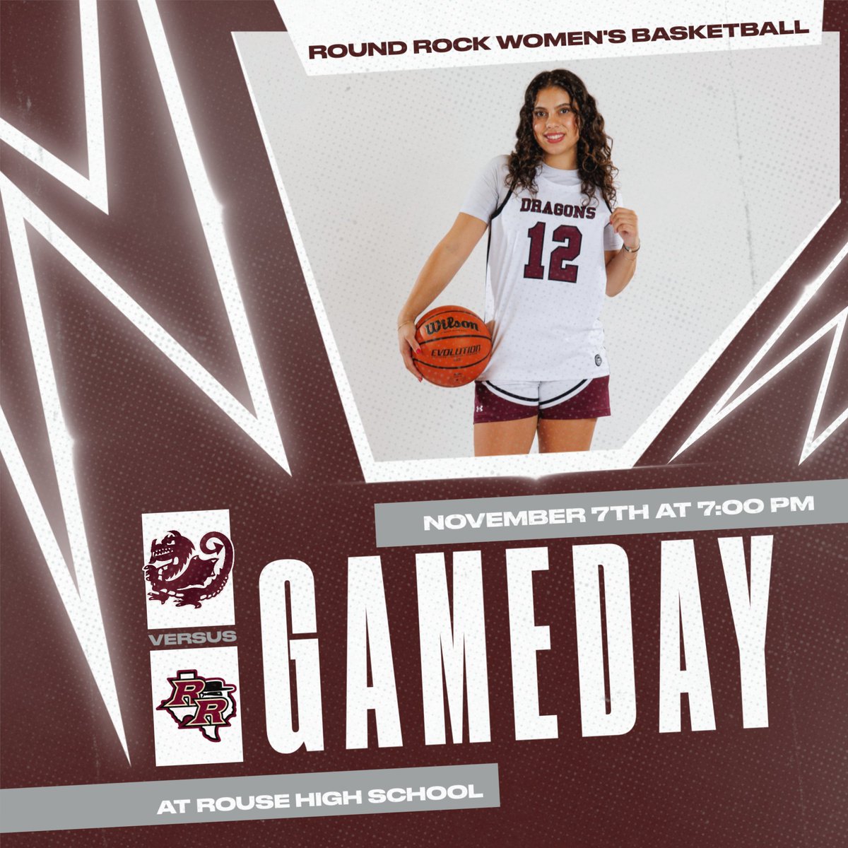 🚨 IT’S GAMEDAY 🚨
The 2025–2026 season officially kicks off TONIGHT at Rouse High School! Let’s pack the gym and show out for our teams 💪🔥

 9th &amp; JV  – 5:30 PM
 Varsity – 7:00 PM

Bring the energy. Rep the Rock. Let’s go!