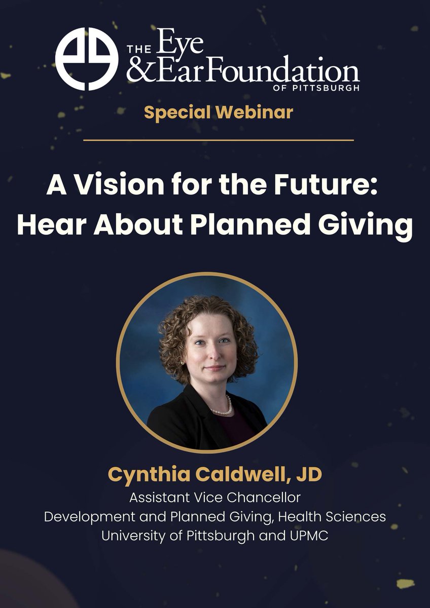 Planned giving is a powerful way to support the causes you care about—whether it's through a bequest, charitable trust, or other legacy gift. And the best part? Anyone can do it. You don’t need to be wealthy to make a lasting impact.

Join us to learn how you can support your