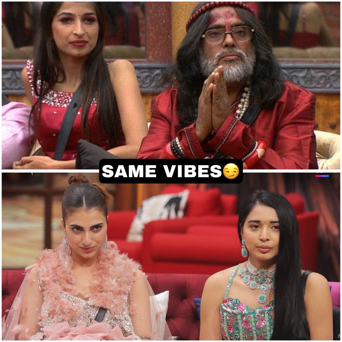 shnkkx's tweet photo. Same Same But Different #BiggBoss19 !! https://t.co/trmVCSVUhQ