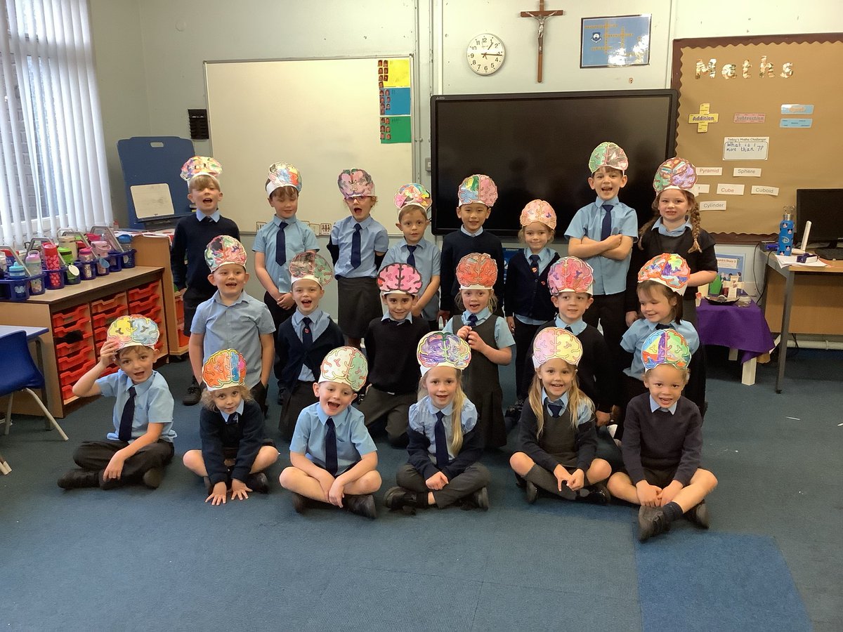 For STEM day we’ve been learning about the brain and how it works. We’ve created brain hats and challenged ourselves with memory games!