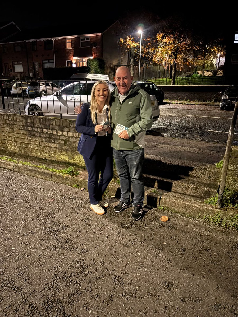 OrlaithiF_MLA's tweet photo. Out in Lenadoon last night with @SiobhanMc80 &amp; @cllrardercarson talking to people about the local issues we’re working on.

Residents were pleased with the recent resurfacing works &amp; improvements to the play park. We’ll continue working hard to deliver for our communities. https://t.co/F9xC19RsuD