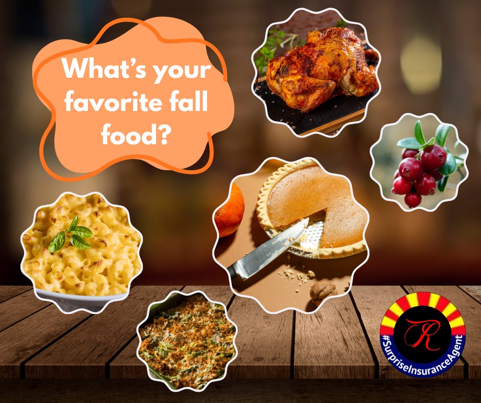 What's your favorite fall food?

#Fall
#FallFood
#SurpriseInsuranceAgent