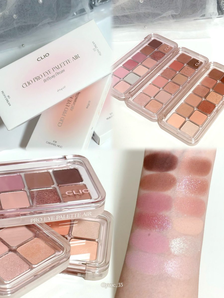 yuuc_35's tweet image. 𝑪𝑳𝑰𝑶 𝑷𝑹𝑶𝑬𝒀𝑬𝑷𝑨𝑳𝑬𝑻𝑻𝑬 𝑨𝑰𝑹 ✶⋆. 𝑵𝑬𝑾
𓐄 𓐄 𓐄 𓐄 𓐄 𓐄 𓐄 𓐄 𓐄 𓐄 𓐄 𓐄 𓐄 𓐄 𓐄 𓐄 𓐄 𓐄 𓐄 𓐄 𓐄 𓐄 𓐄 𓐄 𓐄 𓐄 𓐄 
新作📢日本限定カラー

108　キャラメルハグ
109　ピーチビハインド
110　ピオニードリーム

#PR #CLIO #プロアイパレットエアー #アイパレット