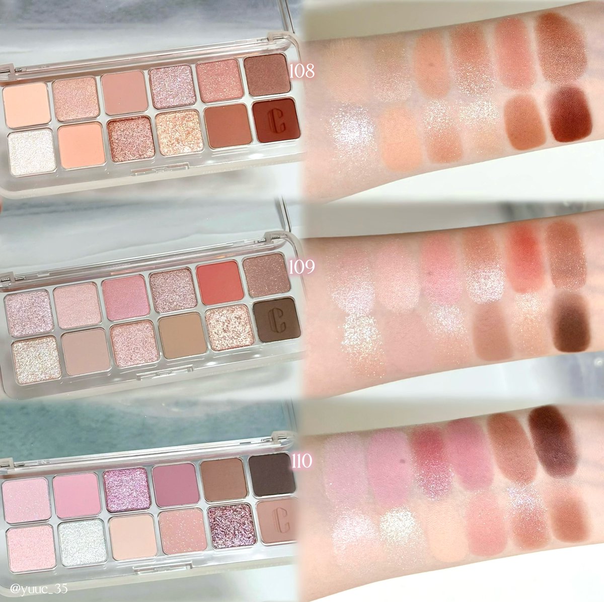 yuuc_35's tweet image. 𝑪𝑳𝑰𝑶 𝑷𝑹𝑶𝑬𝒀𝑬𝑷𝑨𝑳𝑬𝑻𝑻𝑬 𝑨𝑰𝑹 ✶⋆. 𝑵𝑬𝑾
𓐄 𓐄 𓐄 𓐄 𓐄 𓐄 𓐄 𓐄 𓐄 𓐄 𓐄 𓐄 𓐄 𓐄 𓐄 𓐄 𓐄 𓐄 𓐄 𓐄 𓐄 𓐄 𓐄 𓐄 𓐄 𓐄 𓐄 
新作📢日本限定カラー

108　キャラメルハグ
109　ピーチビハインド
110　ピオニードリーム

#PR #CLIO #プロアイパレットエアー #アイパレット