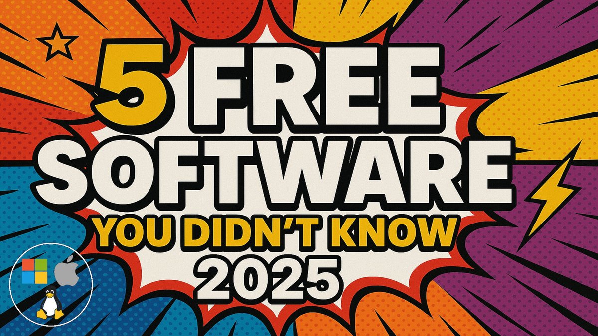 BrettInTech's tweet image. 5 ALL-NEW FREE SOFTWARE You Didn&apos;t Know Existed! 2025
Watch Here: youtu.be/GVPYPg-WON4