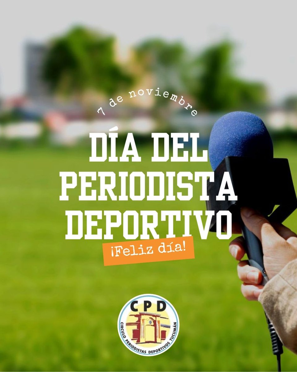 Feliz día colegas, Feliz Día del Periodista Deportivo! Estamos siempre a tu lado, acompañándote a celebrar!!!!